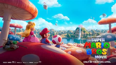 Super Mario Bros. movie poster spotlights Mario, Peach and Toad | Flipboard