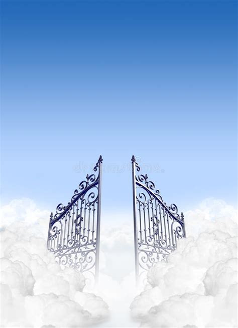 Heavens Gates In The Clouds Stock Image - Image of guiding, copy: 35887295