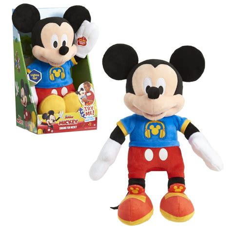 Disney Junior Mickey Mouse Singing Fun Mickey Mouse, 12-inch plush ...