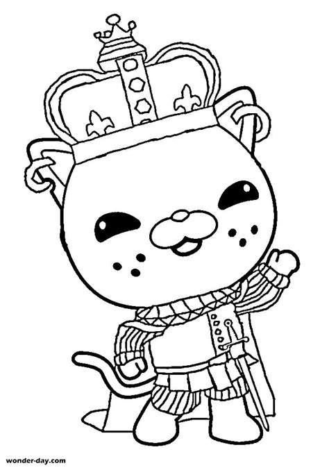 Octonauts Professor Inkling Coloring Page Coloring Pages