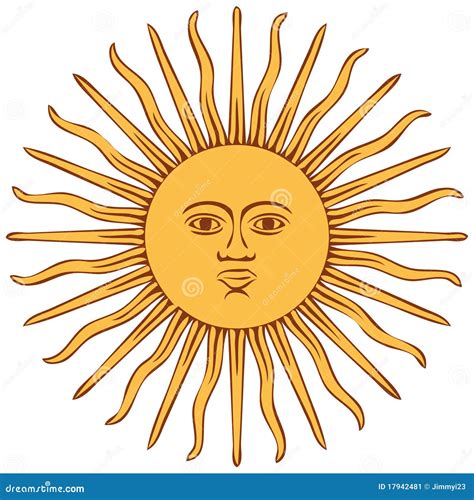 Sun Of Argentina Flag Stock Image - Image: 17942481