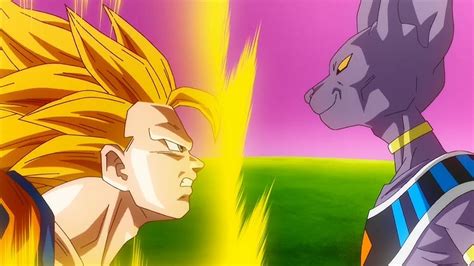 Super Saiyan 3 Goku vs Beerus Dragon Ball Super Episode 5 English Sub ...