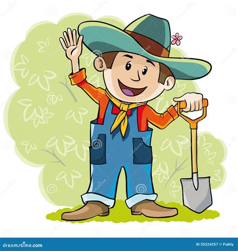 Happy Farmer Holding A Big Milk Can. Dairy Farm, Cartoon Vector ...