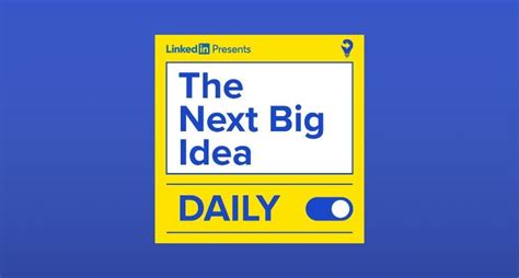 Master Classes in Minutes: Introducing "The Next Big Idea Daily" Podcast