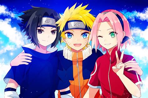 Anime, Naruto, Sasuke Uchiha, Sakura Haruno, Naruto Uzumaki, HD ...