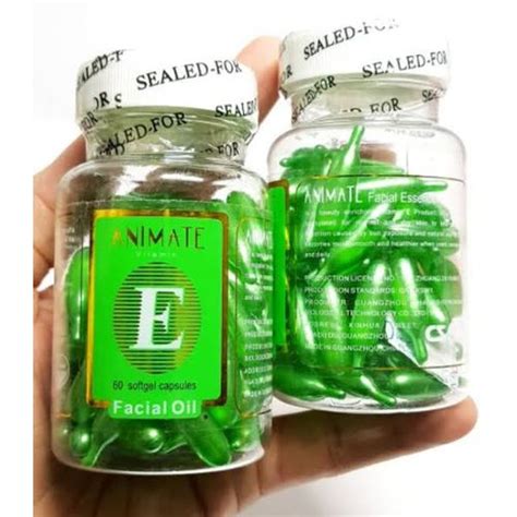 Animate 90Pcs Vitamin E Soft Gel Capsules Facial Oil Capsules @ Best ...