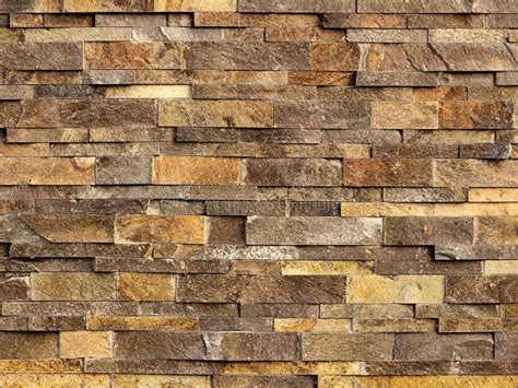 Backround Texture of Yellow-brown Rough Brick Wall Stock Photo - Image ...