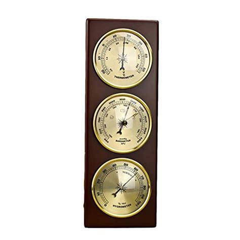 Weather Station with Barometer Thermometer Hygrometer,3 in 1 Wall ...