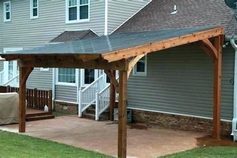 Wood Patio Covers Wooden Patio Roof How To Build A Freestanding Patio ...