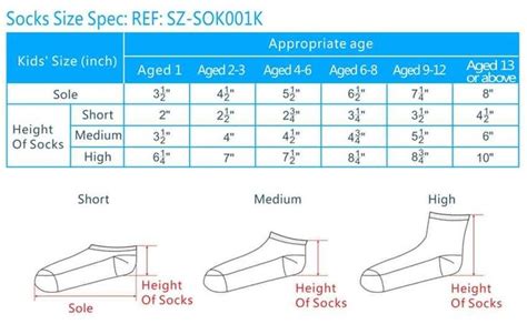 Size Chart For Bombas Socks