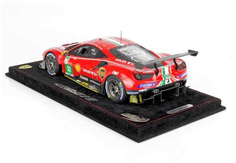 BBR Ferrari 488 GTE LM GTE Team AF Corse Le Mans 2021 • DiecastSociety.com