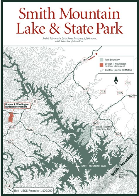 Map Of Smith Mountain Lake Va - Draw A Topographic Map