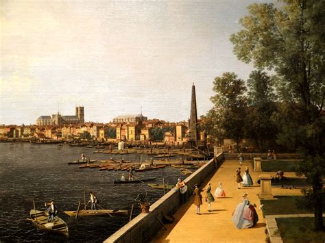 Canaletto (1697-1768) - London: the Thames from Somerset House Terrace ...