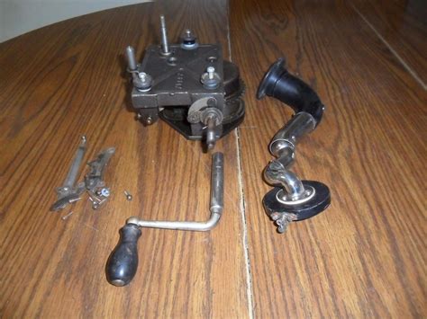 Antique Phonograph Parts from Cecilian hand crank record player ...