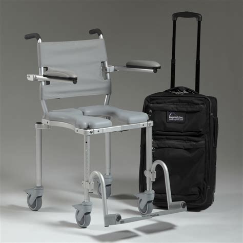 MultiChair 4000Tx Shower Chair With Wheels And Padded Seat by Nuprodx ...