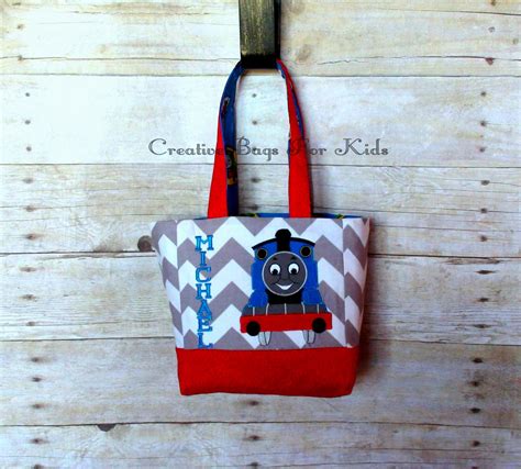 Train tote bag/ Train lunch bag/ Thomas Train bag/ Kids tote