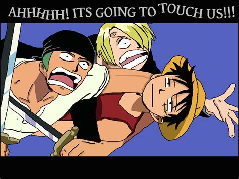 Zoro, Luffy and Sanji funny moment by Harribel55 on DeviantArt