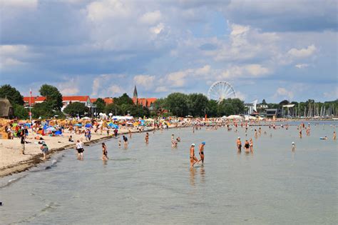 am Strand von Eckernförde, Germany