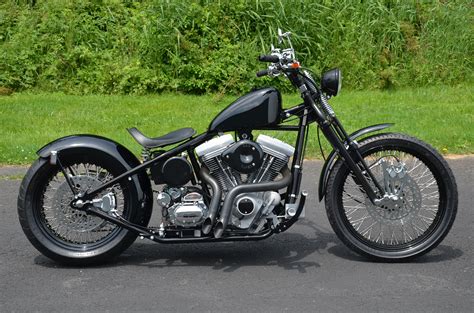 DNA 22" STOCK BLACK SPRINGER FRONT END KIT HARLEY BOBBER CHOPPER ...