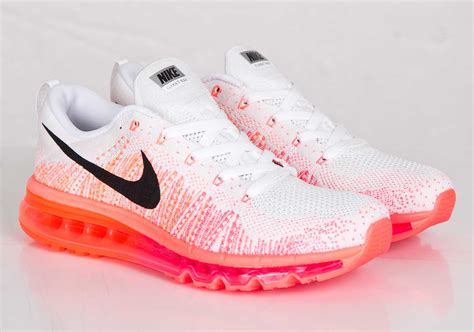 Nike Flyknit Air Max - White - Hyper Punch - Bright Magenta ...