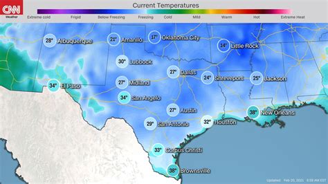 Here's the latest weather forecast for Texas