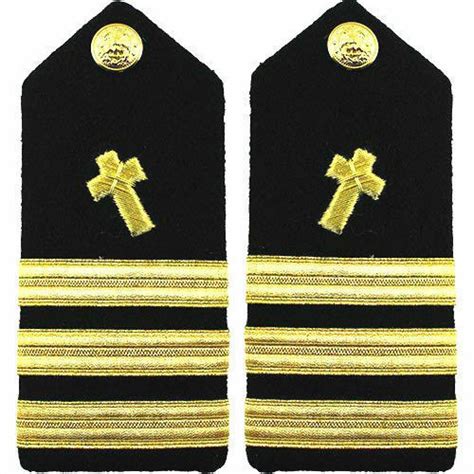 NEW US NAVY AUTHENTIC CHRISTIAN CHAPLAIN HARD SHOULDER BOARDS RANKS CP ...