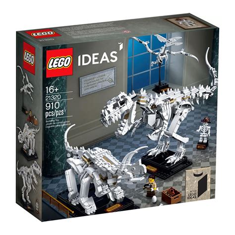 Build Your Own Dinosaur Skeletons with This LEGO Ideas Fossils Set