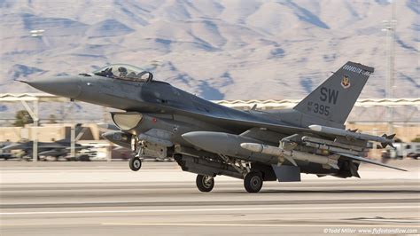 F-16 Fighter Jets Preflight + Takeoff/Landing At Nellis AFB - Fighter ...