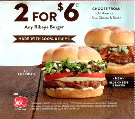 Jack in the Box Coupons and Discounts