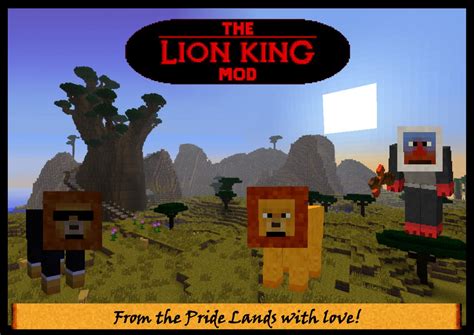 [1.4.7] The Lion King Mod v1.10.4 Minecraft Mod