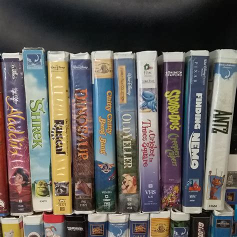 Lot Detail - Huge Collection of Kids VHS Movies 50+