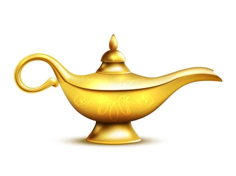 Genie Lamp Vector Illustration Stock Vector Image by ...