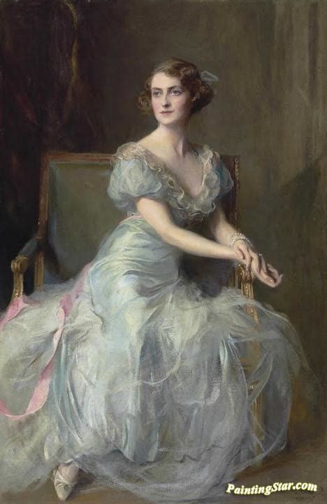 Portrait Of Lady Illingworth Artwork By Philip Alexius De Laszlo Oil ...