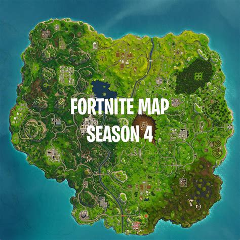 Fortnite Battle Royale Map - Season 4