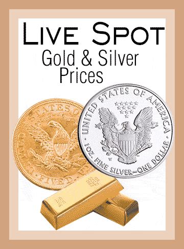 Live Spot Gold and Silver Prices