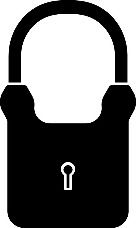 Isolated padlock icon or symbol. 25003166 Vector Art at Vecteezy