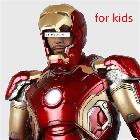 Kids Iron Man Helmet Cosplay The Avengers 4 Mask Touch Sensing Mask ...