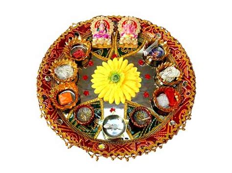 Latest Fashions Updated: diwali puja thali decoration ideas