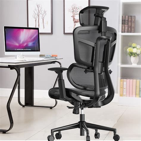 Buy Ergonomic Office Chair, Backrest Height Adjustable Desk Chair,Big ...