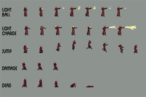 Free Wizard Sprite Sheets Pixel Art Download - CraftPix.net