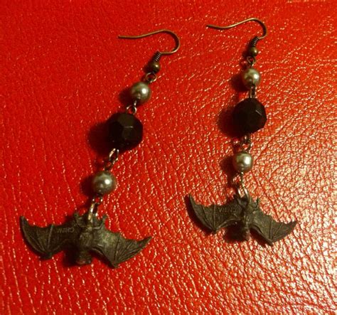 Vampire Bat Earrings | Etsy