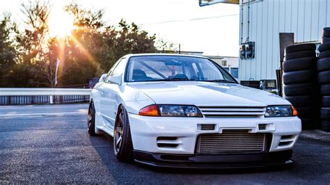 white nissan skyline r32 jdm car 4k 5k hd JDM Wallpapers | HD ...