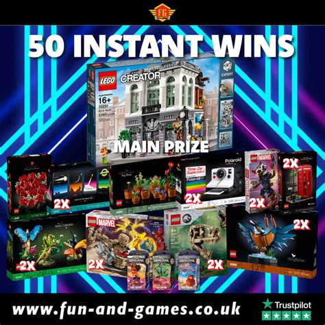 Lego Brick Bank (Retired) + 50 Instant wins | Fun & Games