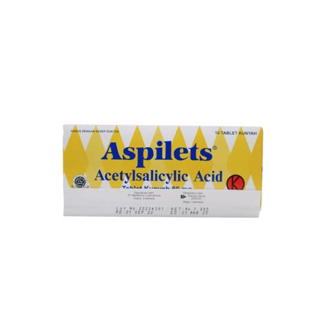 Jual Aspilet Chewable Tab | Farmaku