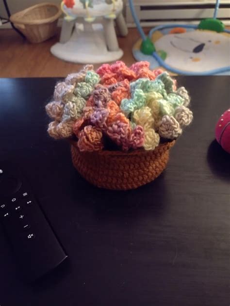 Flower pot coasters! : r/crochet