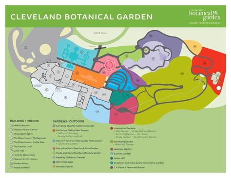 Cleveland Botanical Garden Map - guidemapsonline | Cleveland botanical ...