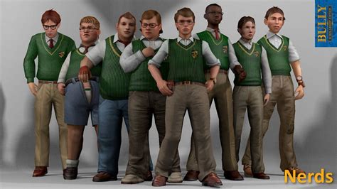 Nerds Clique (Bully) XPS Models by the-architect-x on DeviantArt | Bullying, Bully game, Nerd