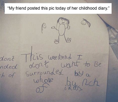 17 Kids' Diary Entries That Are Actually Really Hilarious