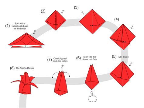 Martin's Origami: Tulip
