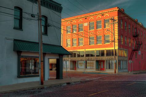 Vine Street Facades at Golden Hour Photograph by Larry Braun - Pixels